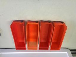 (4) IH PARTS BINS