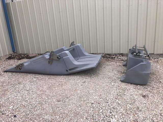 Wind Deflector mounts under trailer