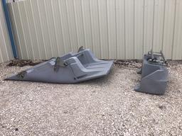 Wind Deflector mounts under trailer