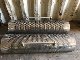 Pair Chrome Heat Shields