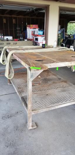 Metal work table