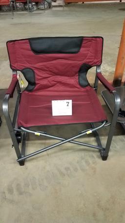 Ozark Trail Xxl Director Chair- W/attached Side Table