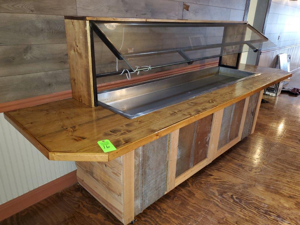 Cold Buffet Table - Wood Framed