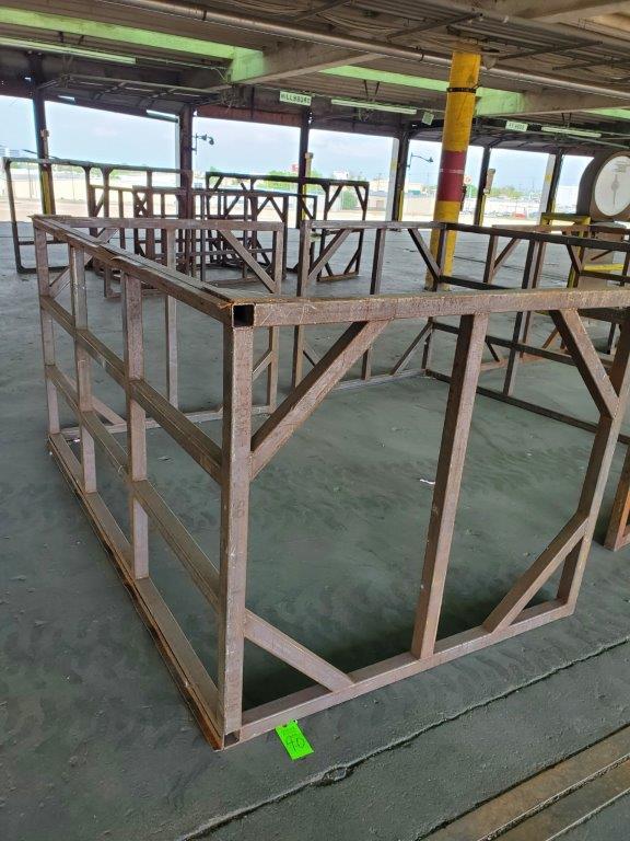Metal Pallet Racks - Approx. 7'8"L x 3'10"W x 4'8"H