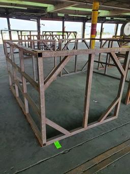 Metal Pallet Racks - Approx. 7'8"L x 3'10"W x 4'8"H