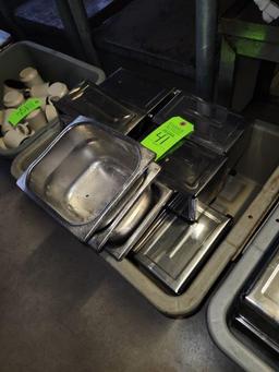 Tote of 10 Napkin Dispensers & SS Inserts