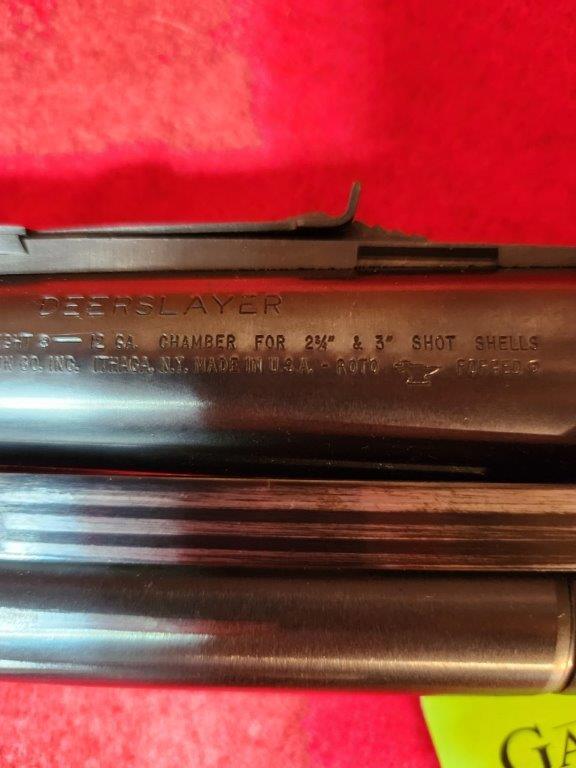 Ithaca 12GA Pump Shotgun Deerslayer Model 37 Featherlight