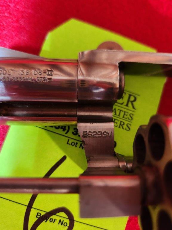 Colt .38 DSII Revolver 2" Barrel