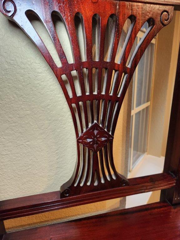 Hall Tree with Beveled Mirror