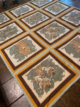 Big Cat Quilt - 2 Sided