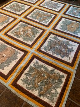 Big Cat Quilt - 2 Sided