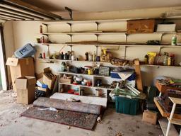 Contents of East Wall in Garage