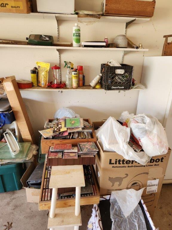 Contents of East Wall in Garage