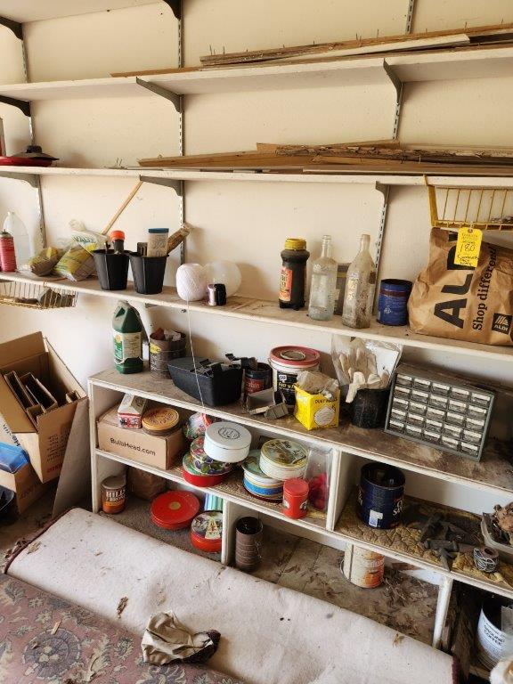 Contents of East Wall in Garage