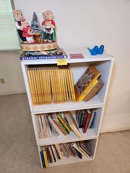 Cabinet, Desk, Books, & Misc.