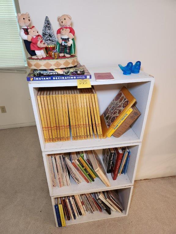 Cabinet, Desk, Books, & Misc.