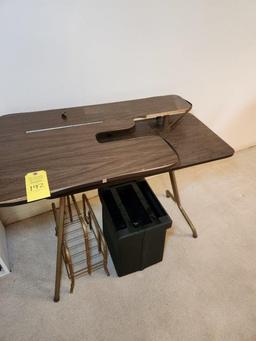 Cabinet, Desk, Books, & Misc.