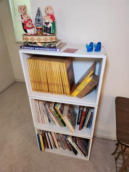 Cabinet, Desk, Books, & Misc.