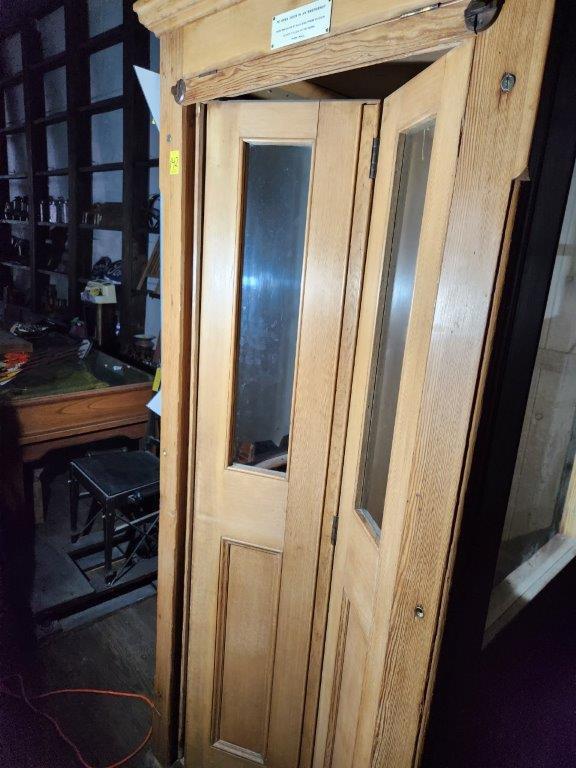 Wooden Phone Booth - Primitive Construction