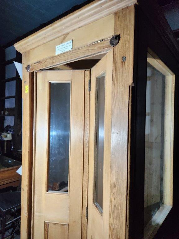 Wooden Phone Booth - Primitive Construction