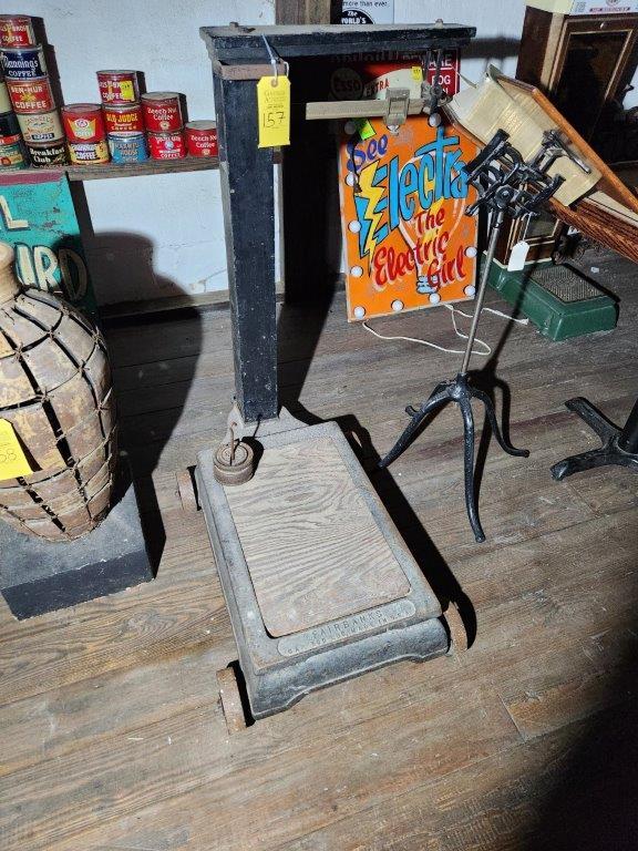 Antique Fairbanks General Store Scale 500lb Capacity