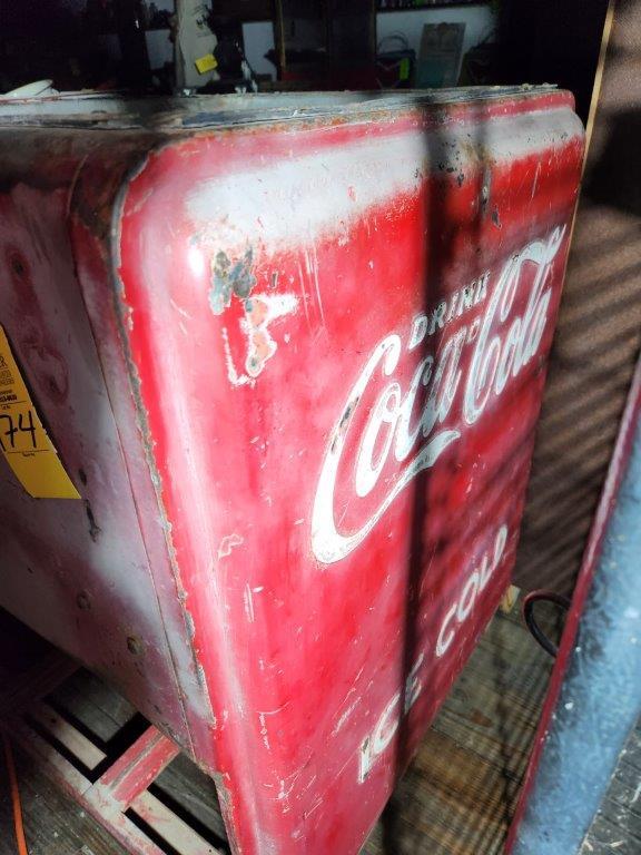 Vintage Coca-Cola Cooler Chest - No Lid