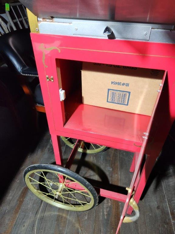 Old Fashioned Movie Time Popcorn Machine