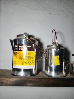 Shelf of Coffee Pots (5)