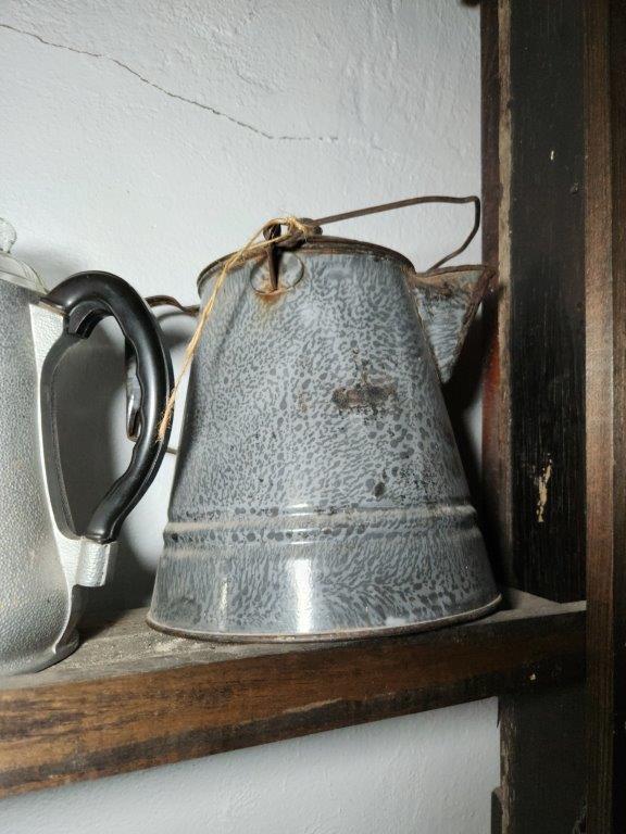 Shelf of Coffee Pots (5)