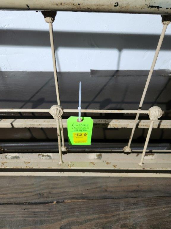 Metal Bed Frame & Rails - Appears Full Size