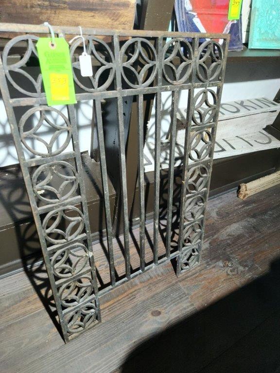 Cast Iron Decorative Grill