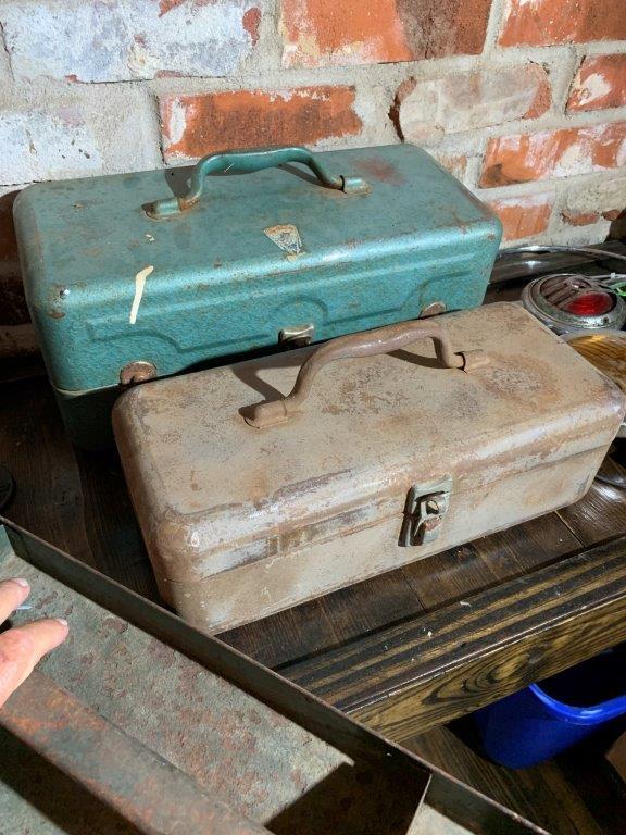 2 Tackle Boxes & Tool Tray