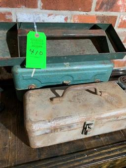 2 Tackle Boxes & Tool Tray