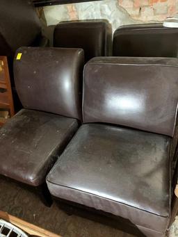 4 Leather Chairs