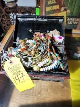 Costume Jewelry in Box