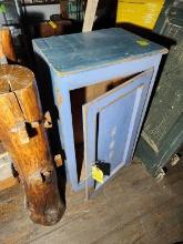 Blue Wood Cabinet