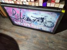 Framed Motorcycle Picture