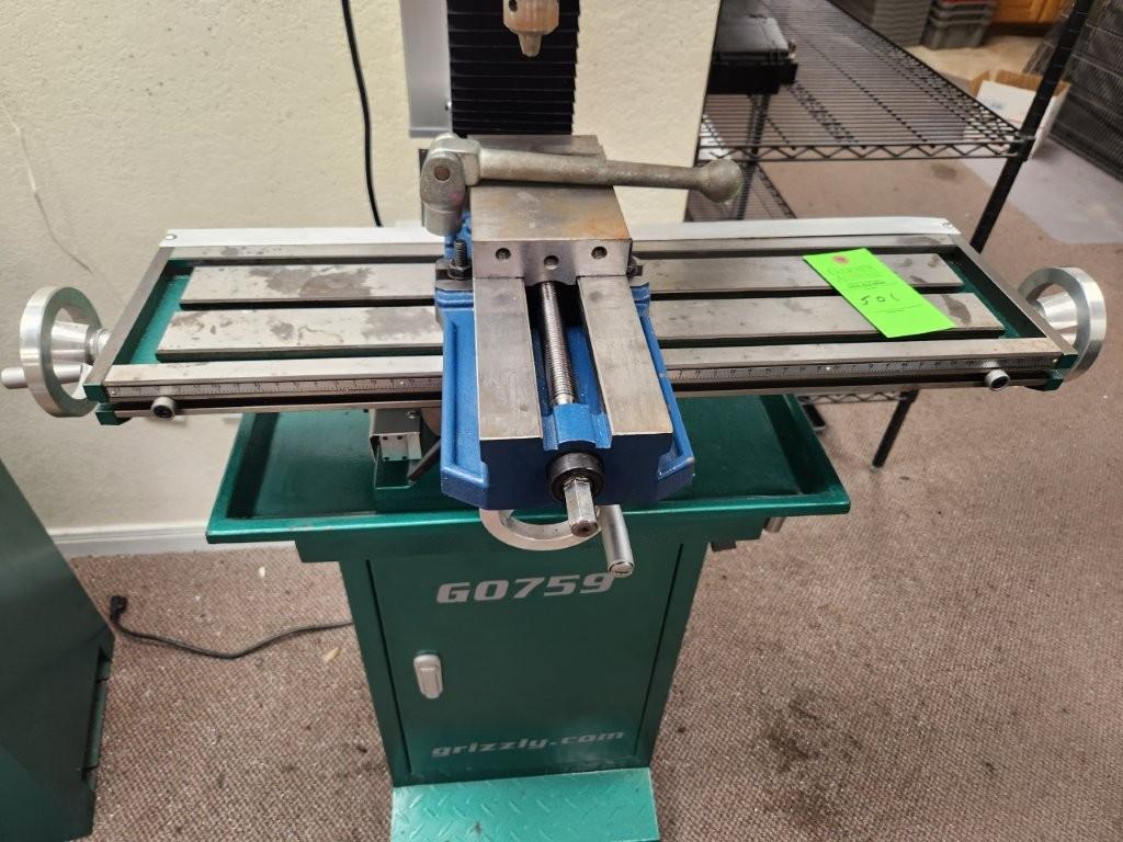 Grizzly Industrial Mill/ Drill Press w/ Stand G0759- Digital Readout