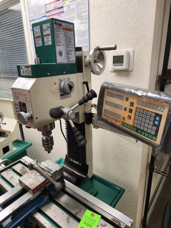 Grizzly Industrial Mill/ Drill Press w/ Stand G0759- Digital Readout
