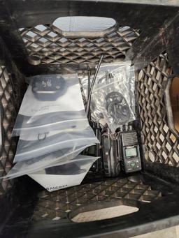 2 Totes of Walkie Talkies