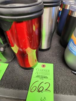 4 Insulated Coffee Mugs w/ Handle
