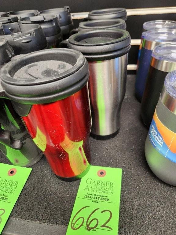 4 Insulated Coffee Mugs w/ Handle