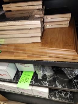 6 Blank 12"x12" Canvas & Mini Chalkboard Easel Signs for Tabletop Decorations