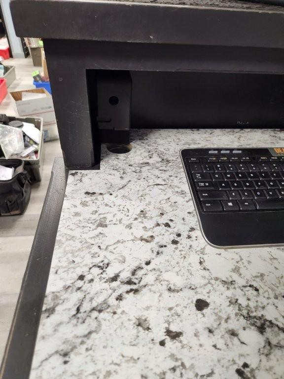 Counter & Bookshelf