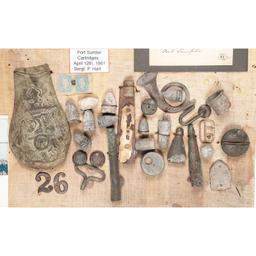 Collection of Fort Sumter Artifacts from Civil War Hero Peter Hart