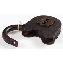 Lock and Key from Johnson's Island Prison, Owned by General O.O. Howard