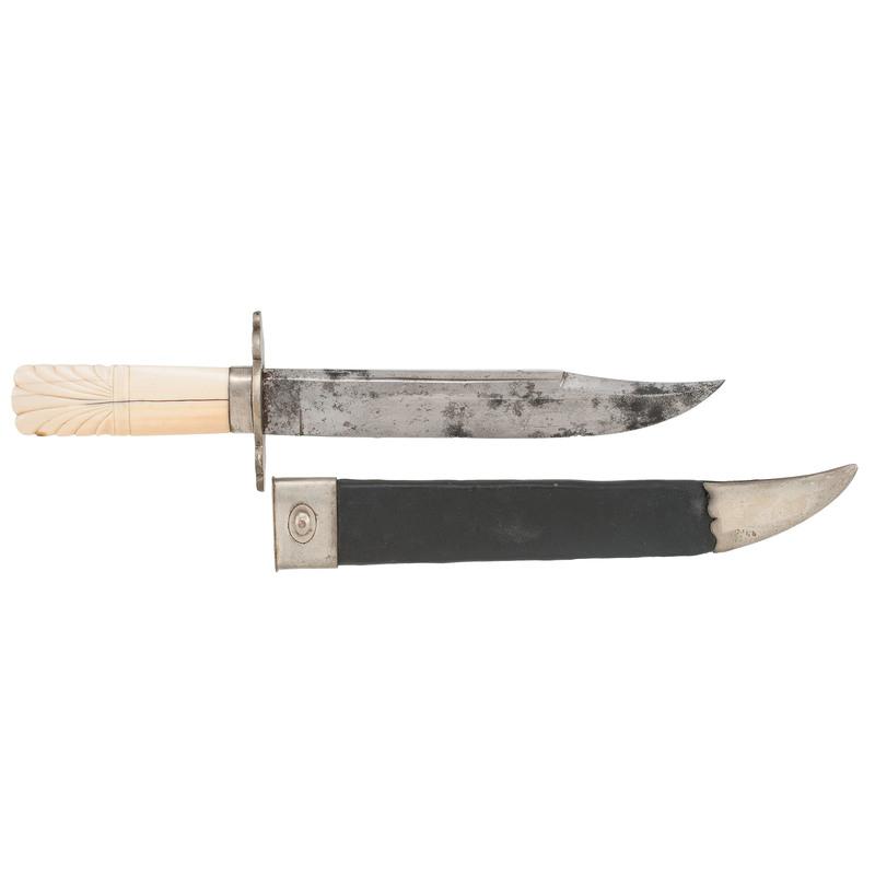 Enoch Drabble Ivory Hilted Bowie Knife