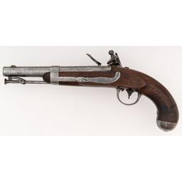 Waters Contract U.S. Model 1836 Flintlock Pistol