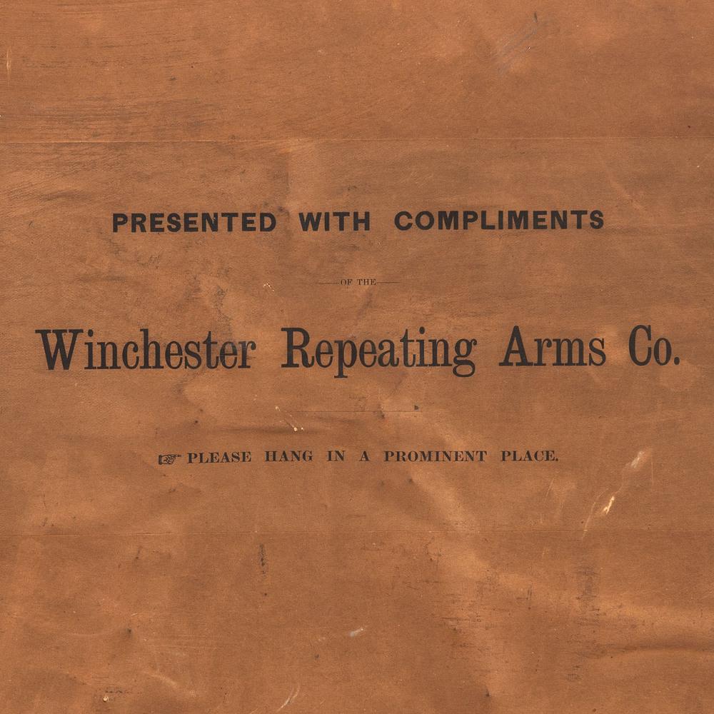 Winchester Repeating Arms Co "Single W" Cartridge Board