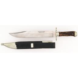Massive Presentation Clipped Point Bowie knife